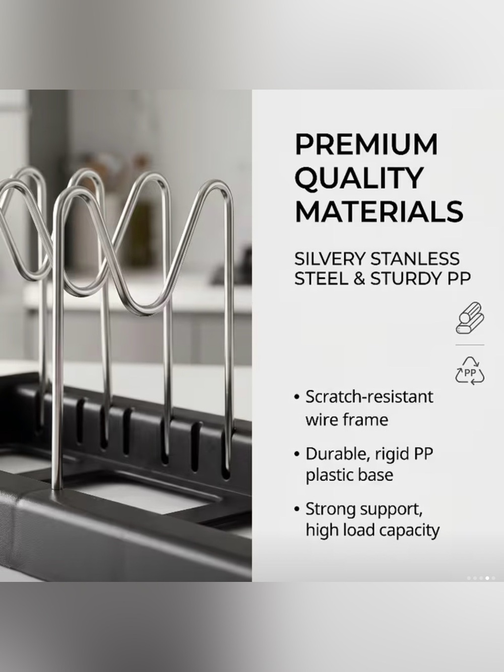 Expandable Pots and Pans Organizer Rack Kitchen Storage Brand New - Picture 5 of 8
